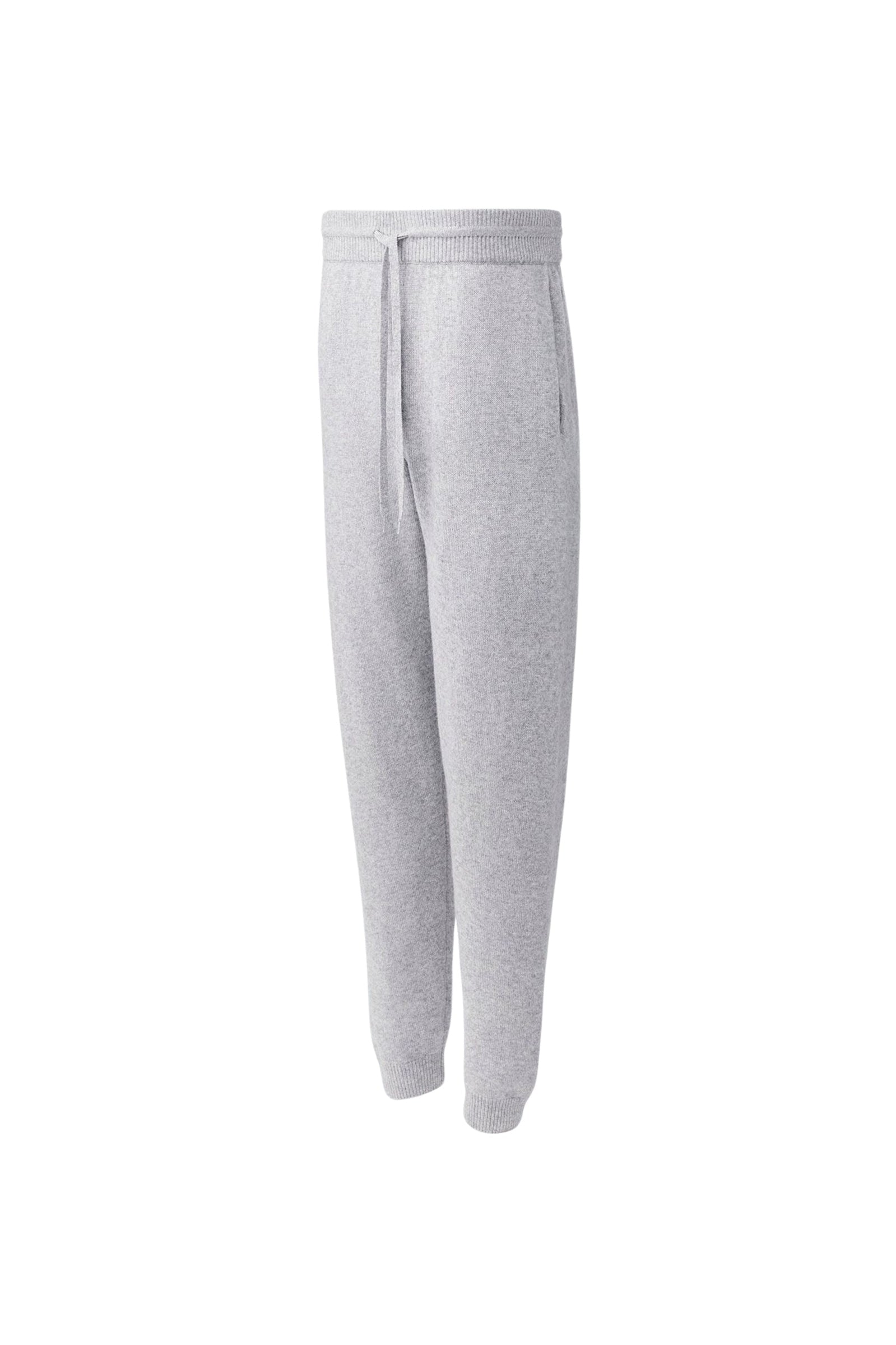 Pantalon de jogging Harrison en laine et cachemire - Light Grey Mix
