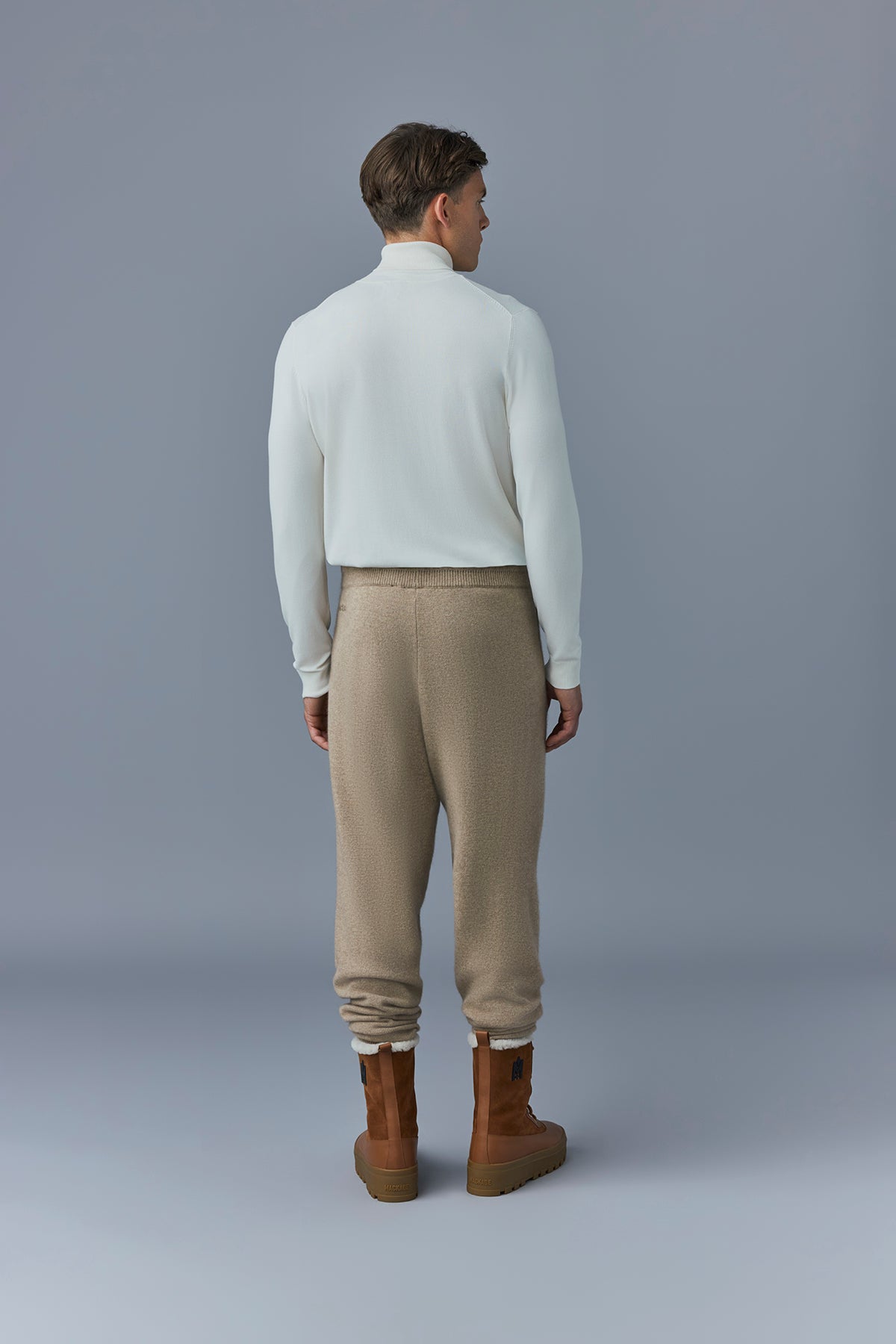 Pantalon de jogging Harrison en laine - Light Camel