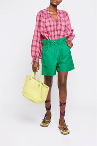 Bermuda Harry évasé en denim - Green