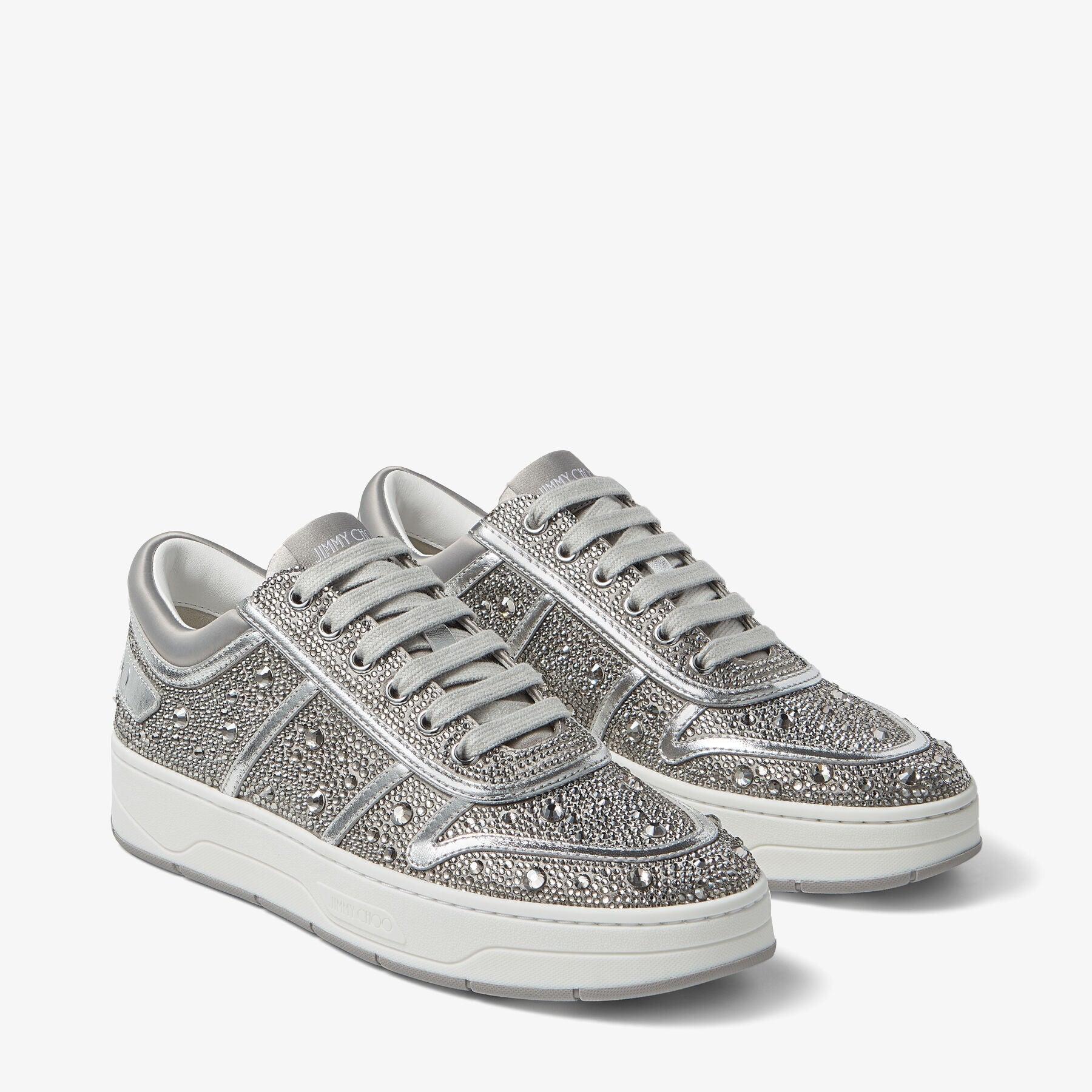 Sneakers Hawaii - Silver & Crystal