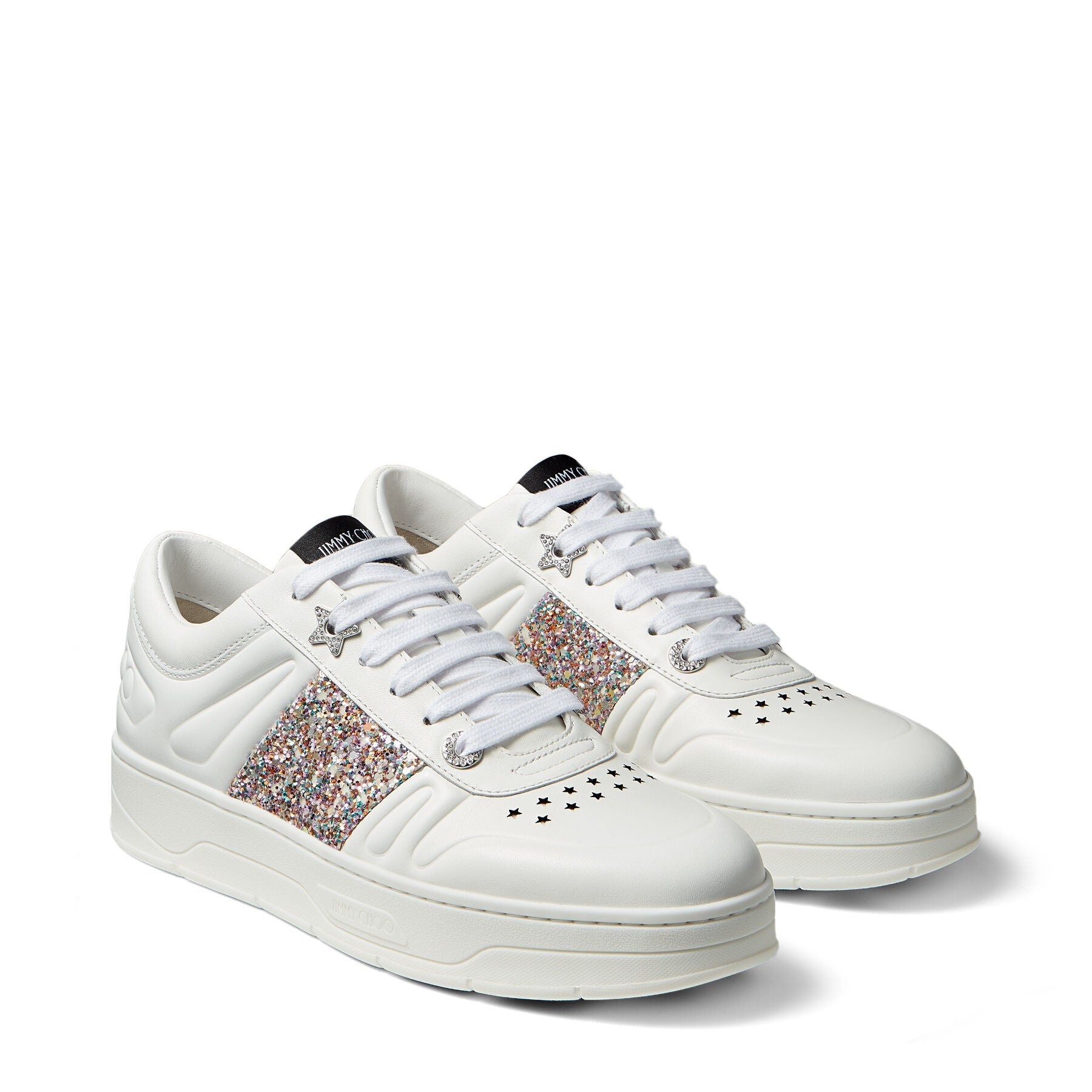 Hawaii leather trainers - White & Mochi