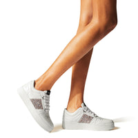 Hawaii leather trainers - White & Mochi