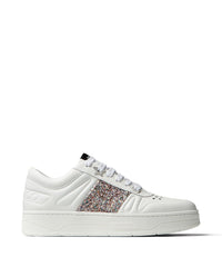 Hawaii leather trainers - White & Mochi