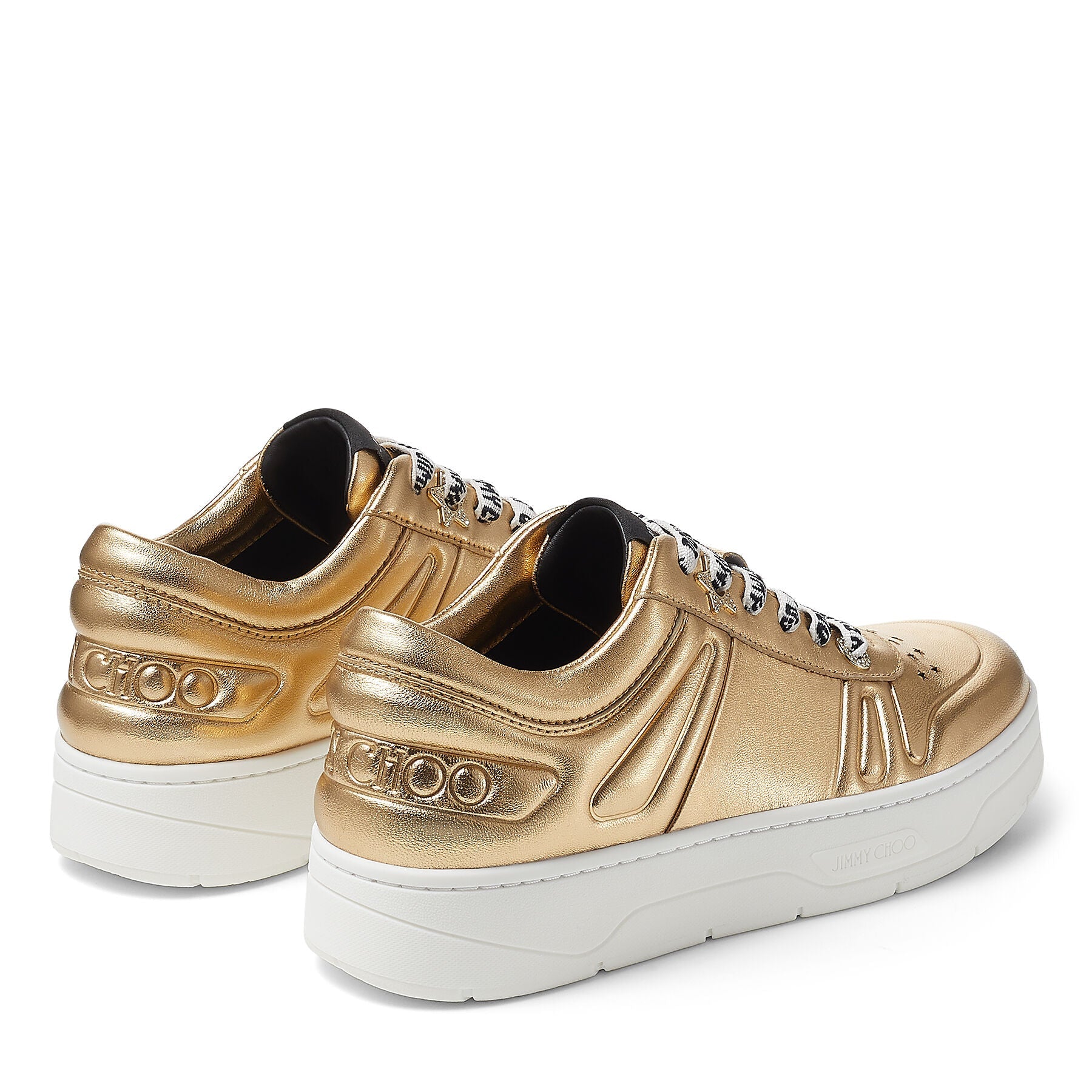 Sneakers Hawaii en cuir - Gold