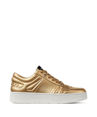 Sneakers Hawaii en cuir - Gold