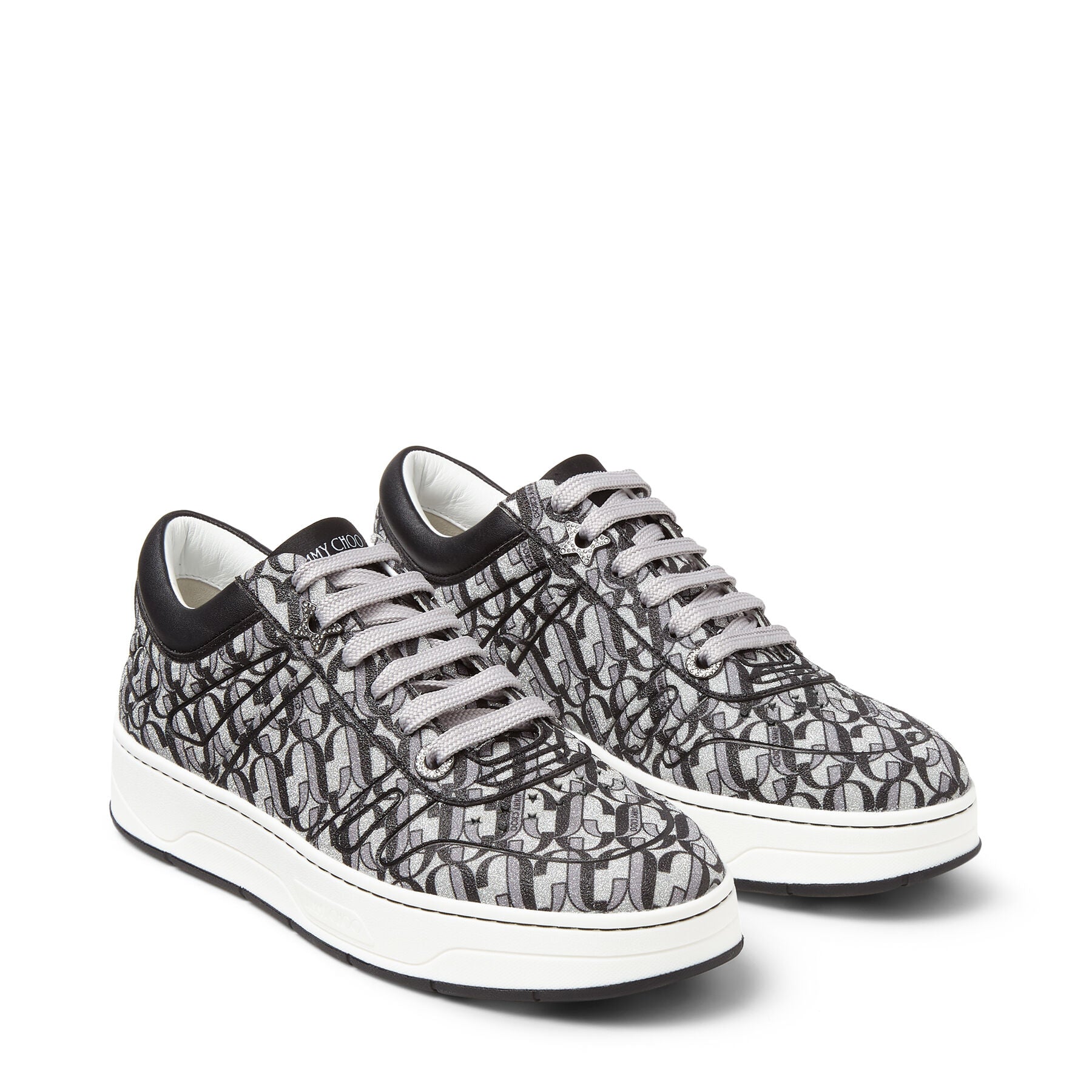 Hawaii Sneakers - Silver, Black & Black