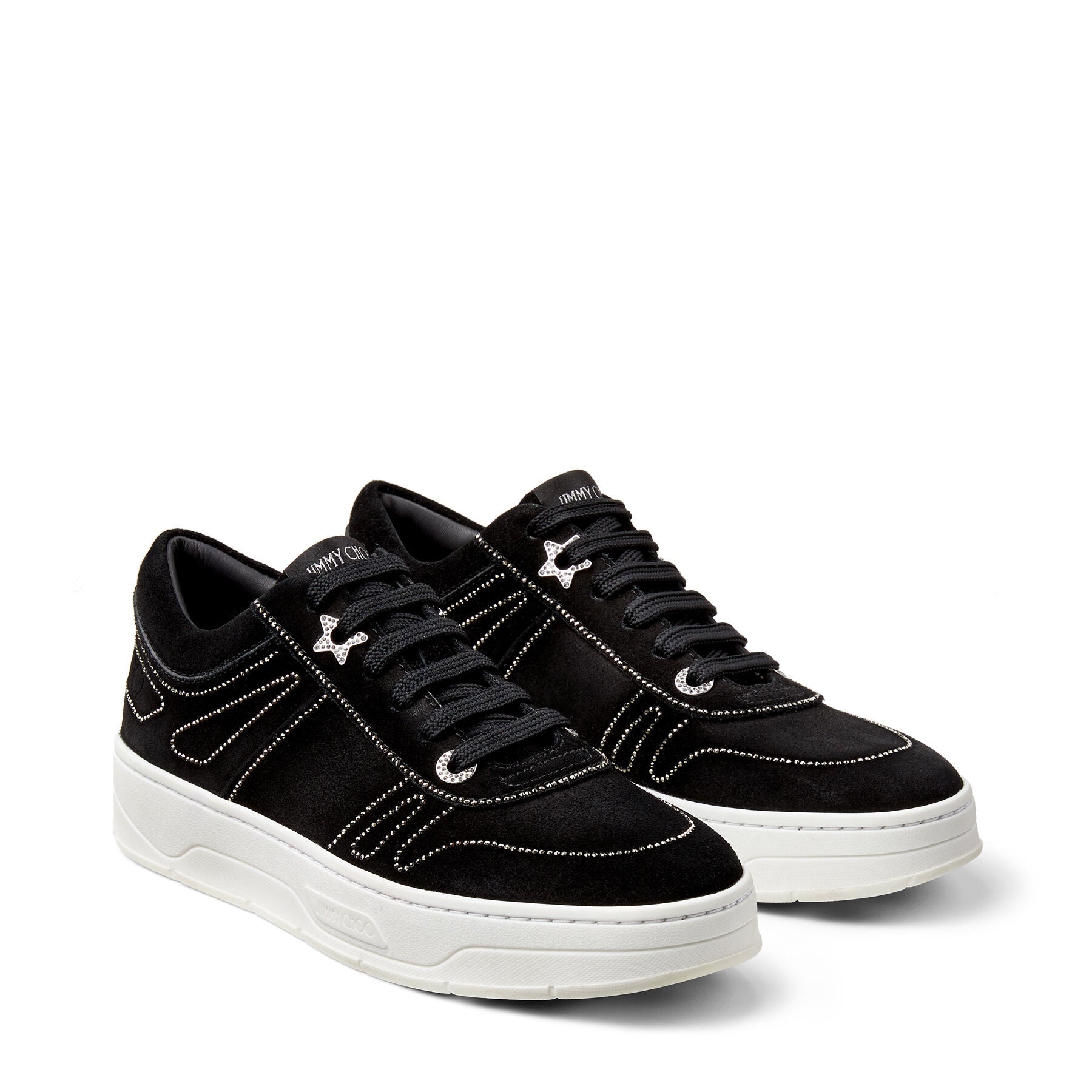 Sneakers Hawaii - Black & Crystal