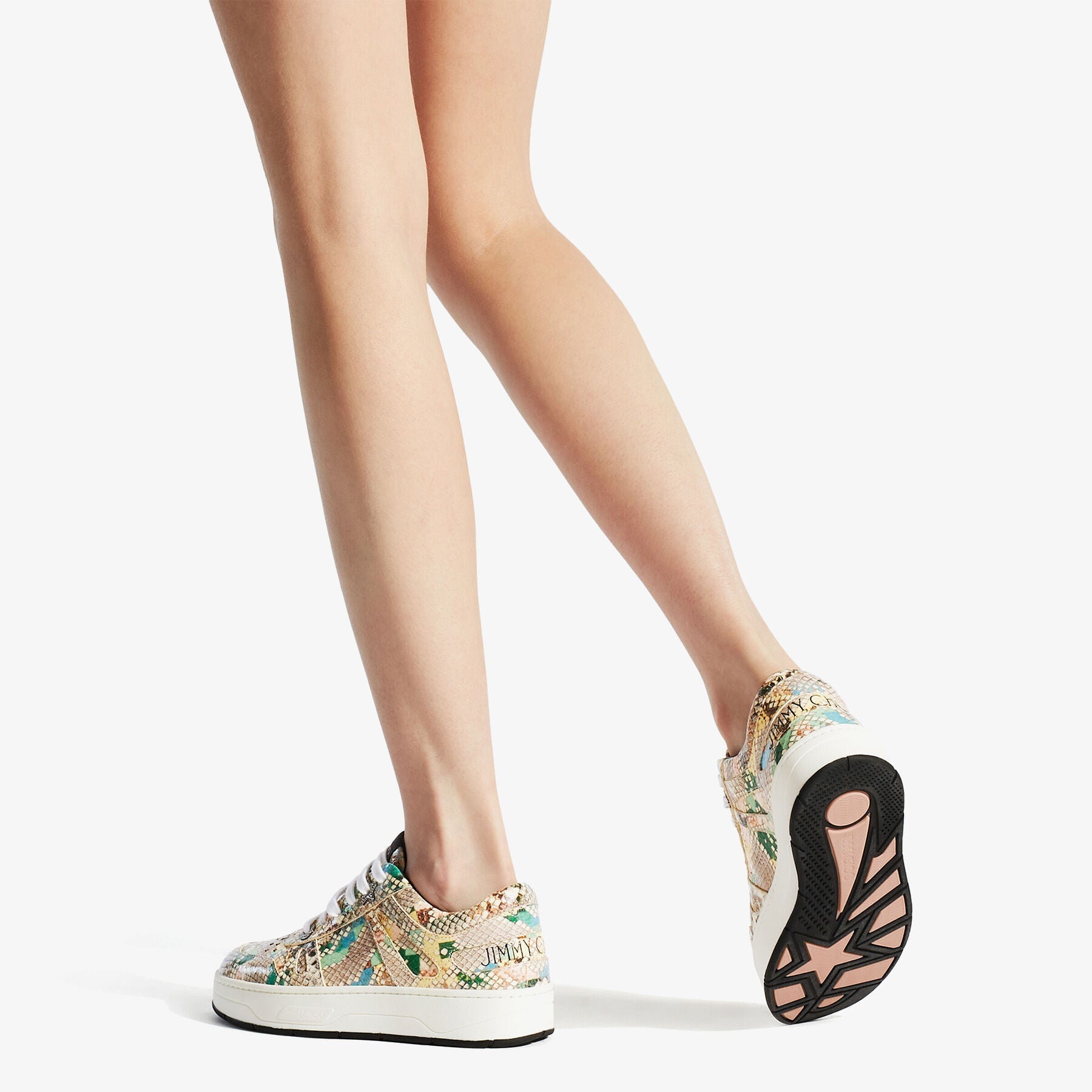 Hawaii leather trainers - Sunrise Mix