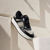 Sneakers Hawaii en cuir - Black