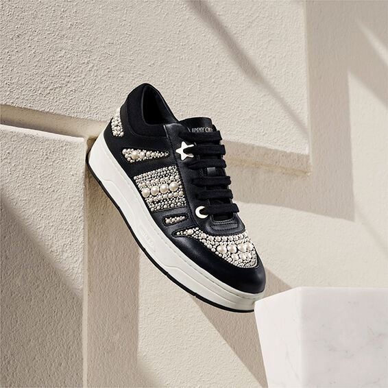 Sneakers Hawaii en cuir - Black