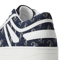 Sneakers Hawaii en jacquard et cuir de veau - Navy & Optical White