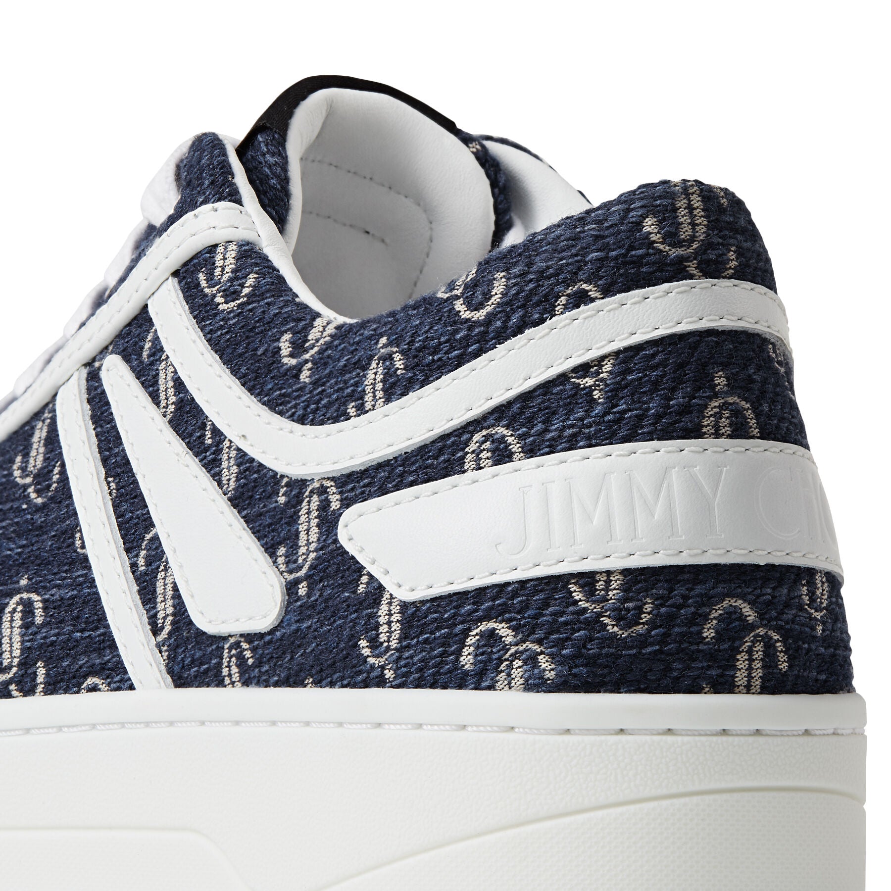 Sneakers Hawaii en jacquard et cuir de veau - Navy & Optical White