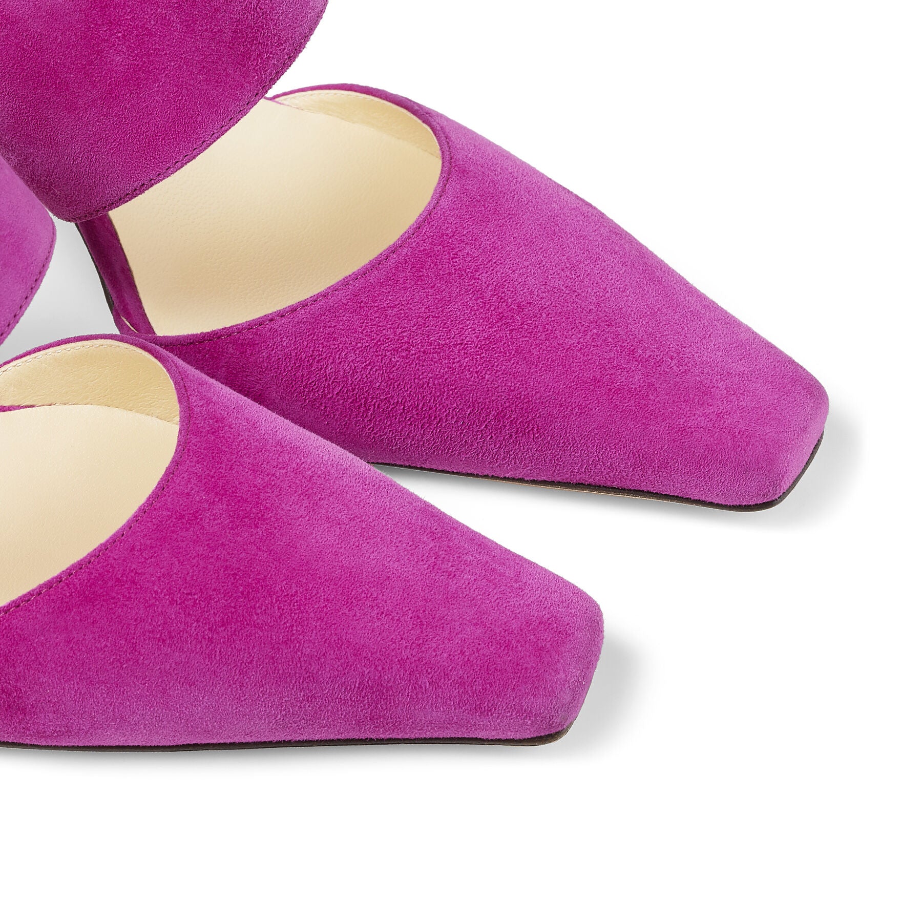 Mules Hawke 65 en daim magenta - Magenta