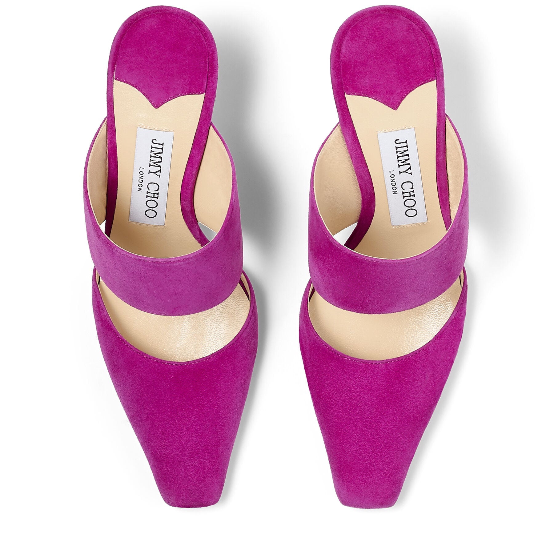 Mules Hawke 65 en daim magenta - Magenta