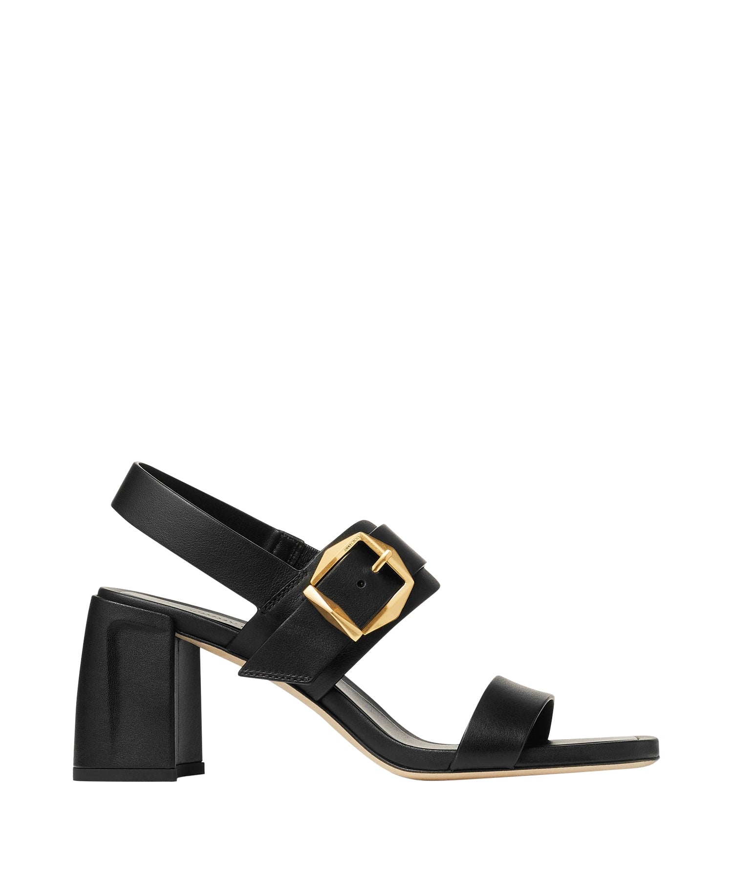 Sandales Hawke 70 en cuir - Black & Gold
