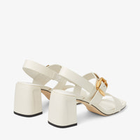 Sandales Hawke 70 en cuir - Latte & Gold