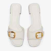Sandales Hawke plates 20 en cuir - Latte & Gold