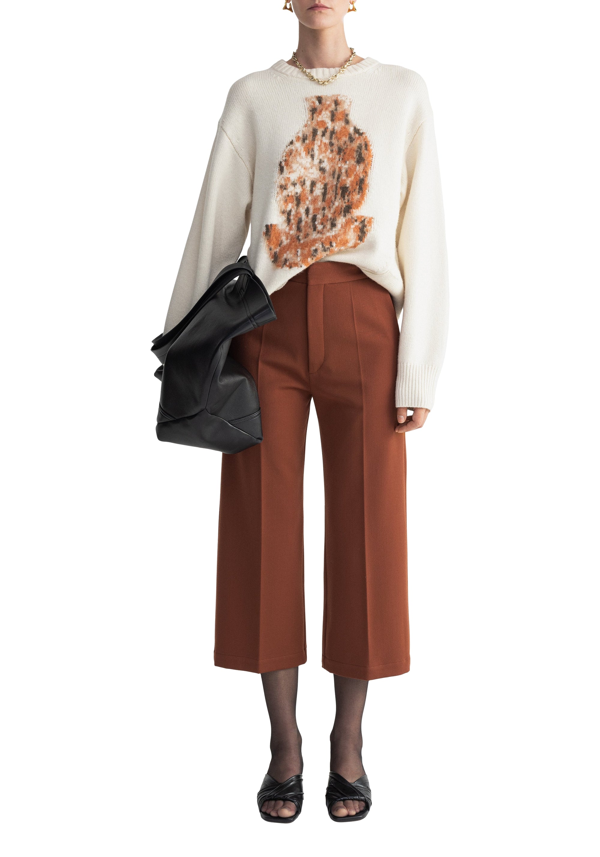 Pantalon Hazel court - Rust