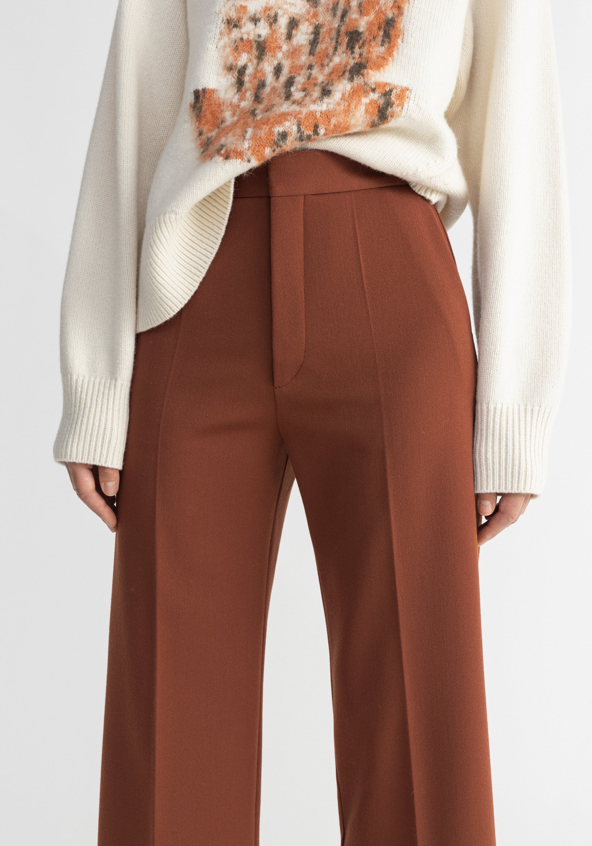 Pantalon Hazel court - Rust