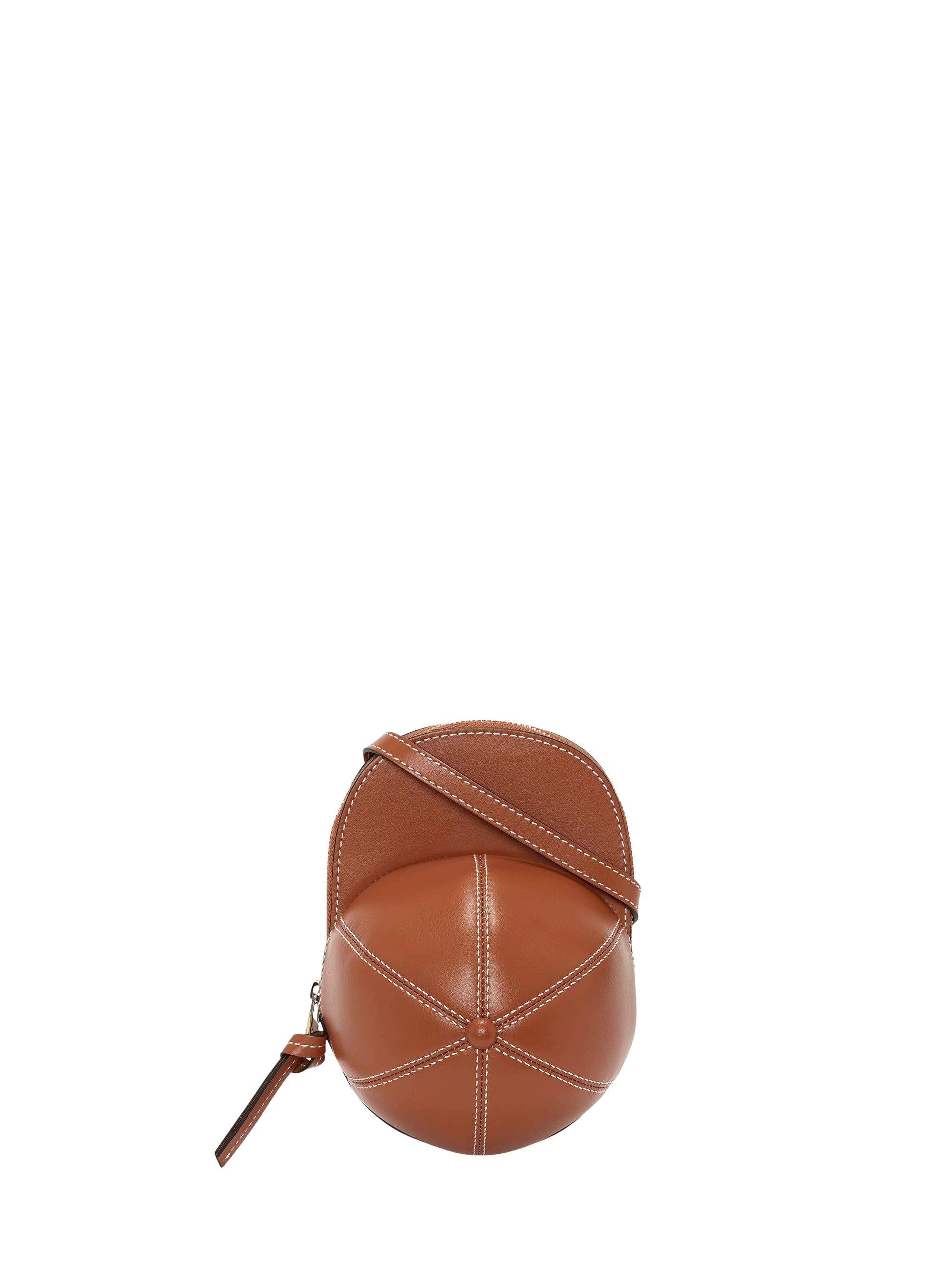 Sac medium à bandoulière Cap en cuir - Pecan