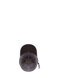 Sac medium à bandoulière Cap en cuir - Black