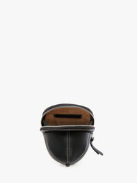 Sac midi à bandoulière Cap en cuir - Black
