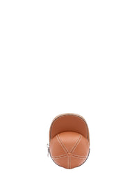 Sac nano à bandoulière Cap en cuir - Pecan