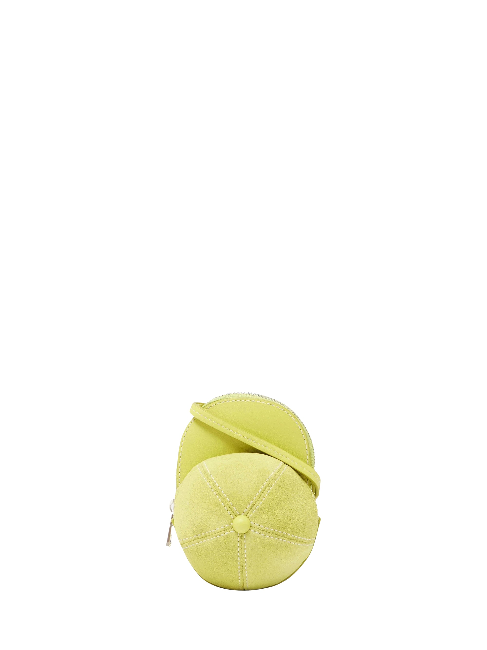 Sac nano à bandoulière Cap en cuir - Lime