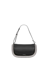 Sac Le Crystal Bumper-15 en cuir - Black