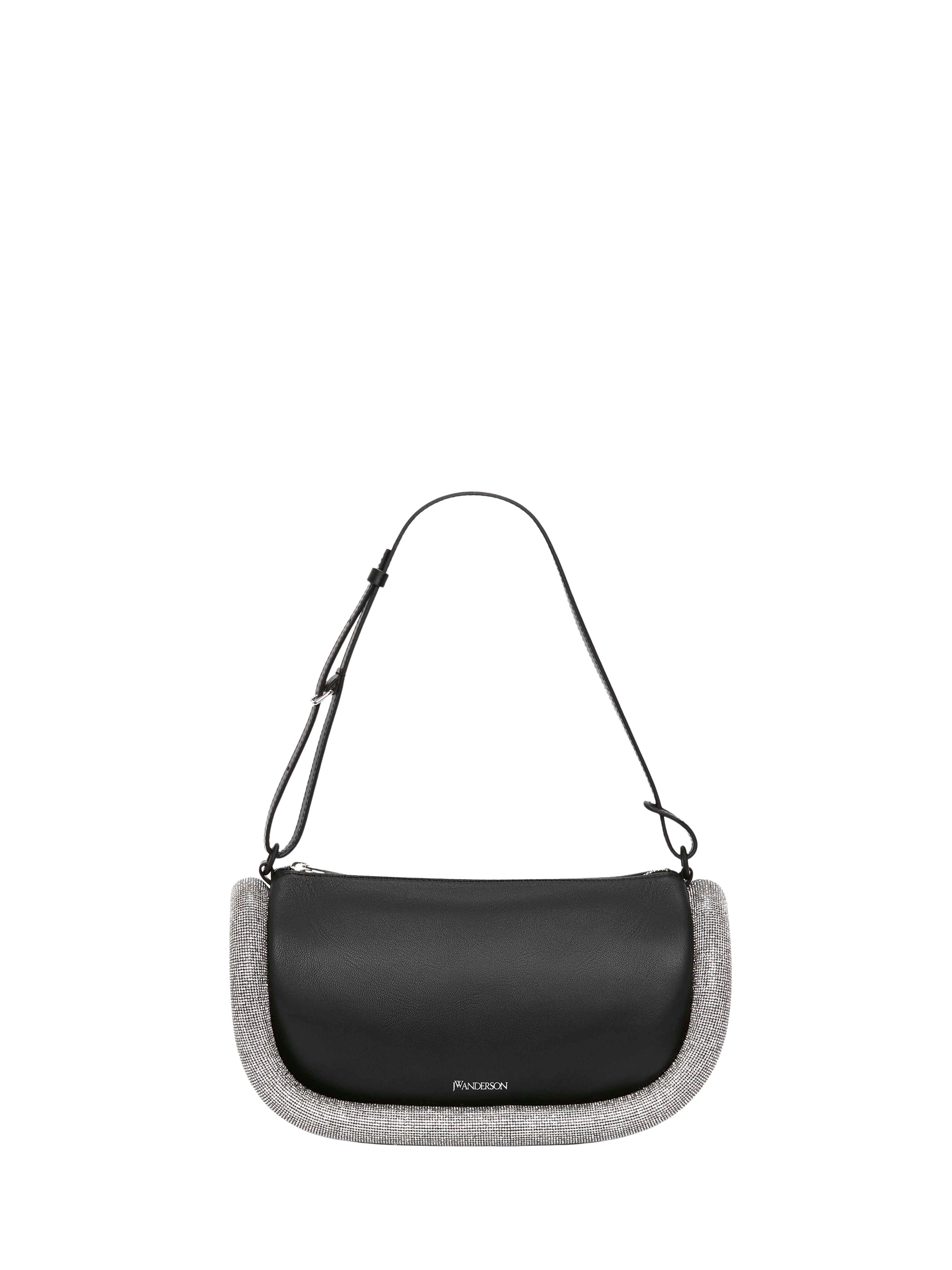 Sac Le Crystal Bumper-15 en cuir - Black