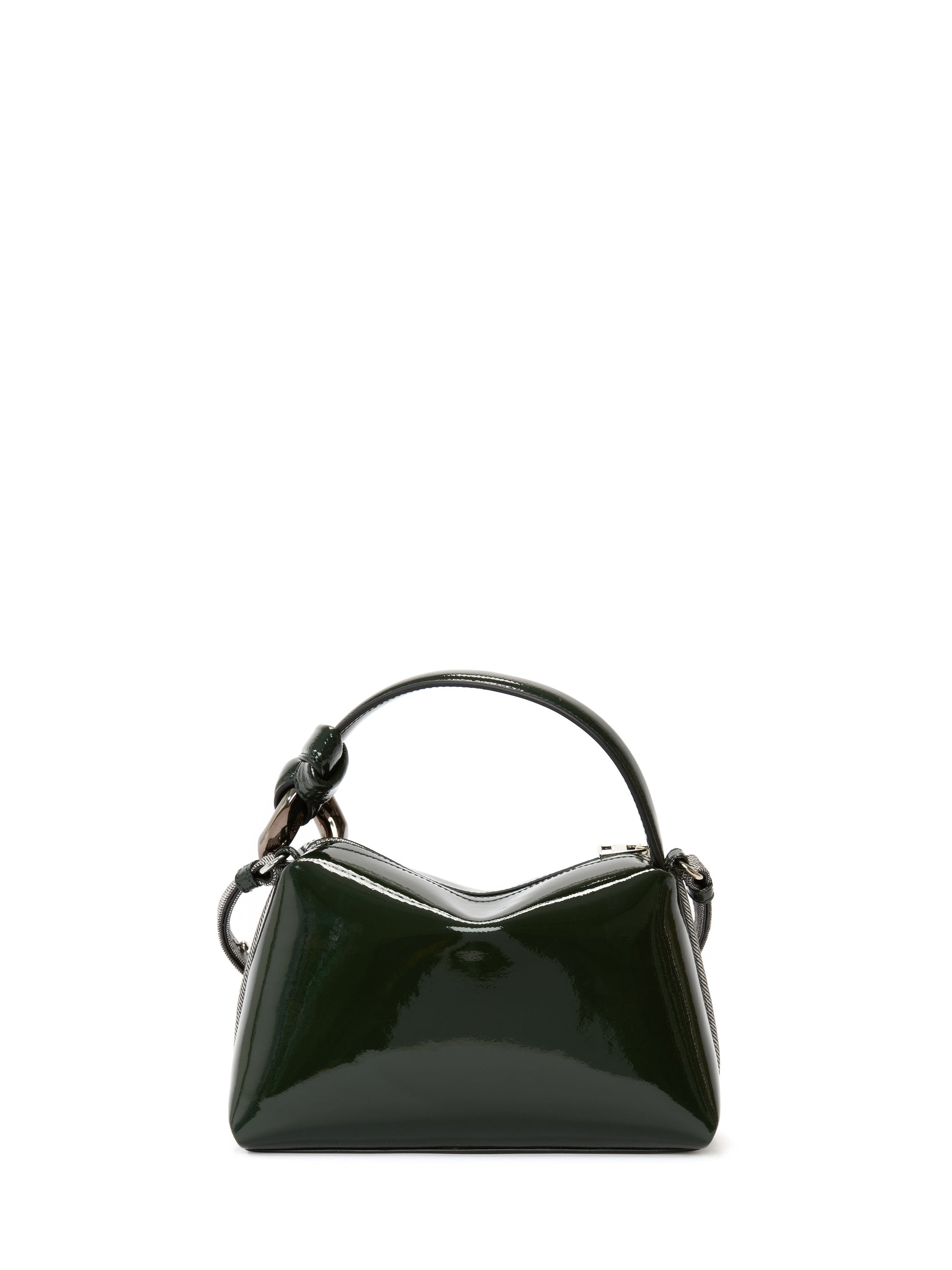 Petit sac Corner verni - Khaki