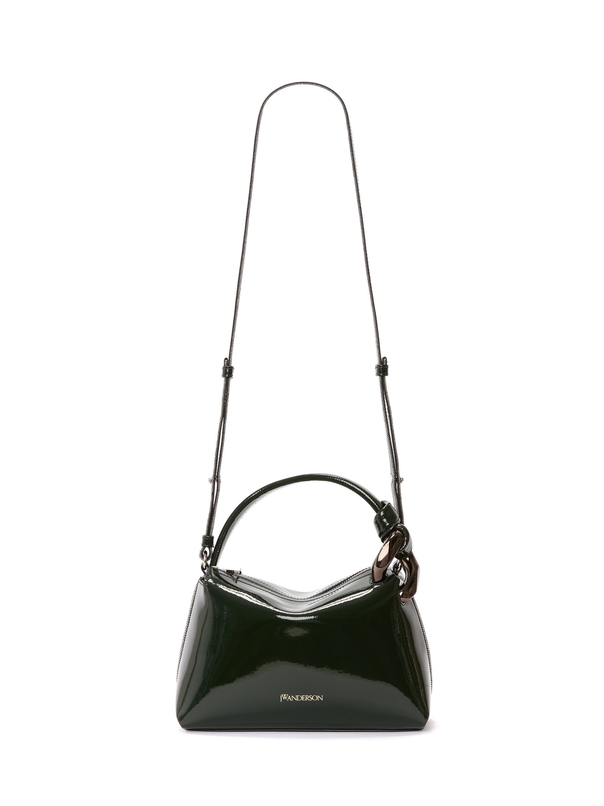 Petit sac Corner verni - Khaki