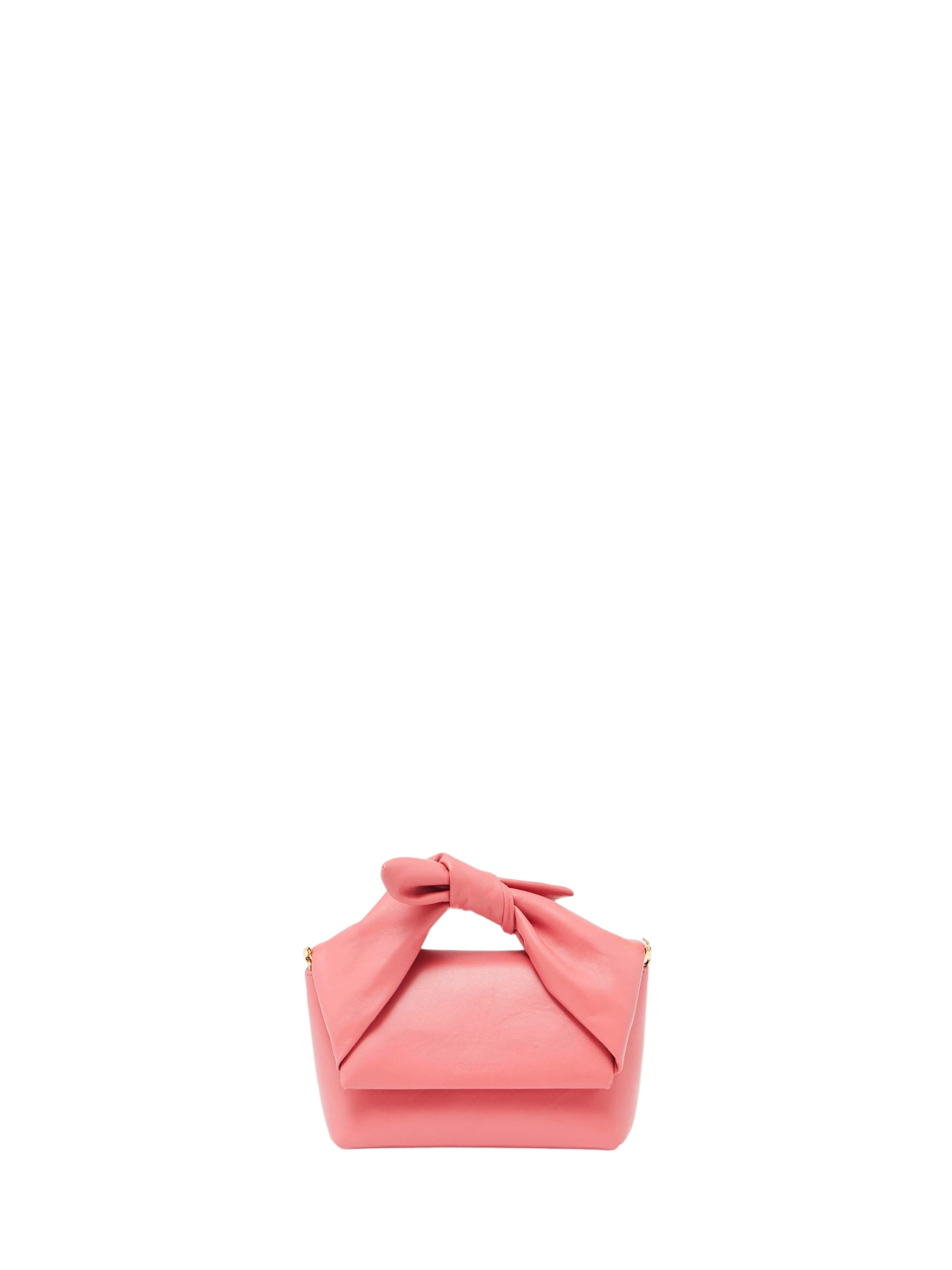 Sac medium Twister en cuir - Bubblegum