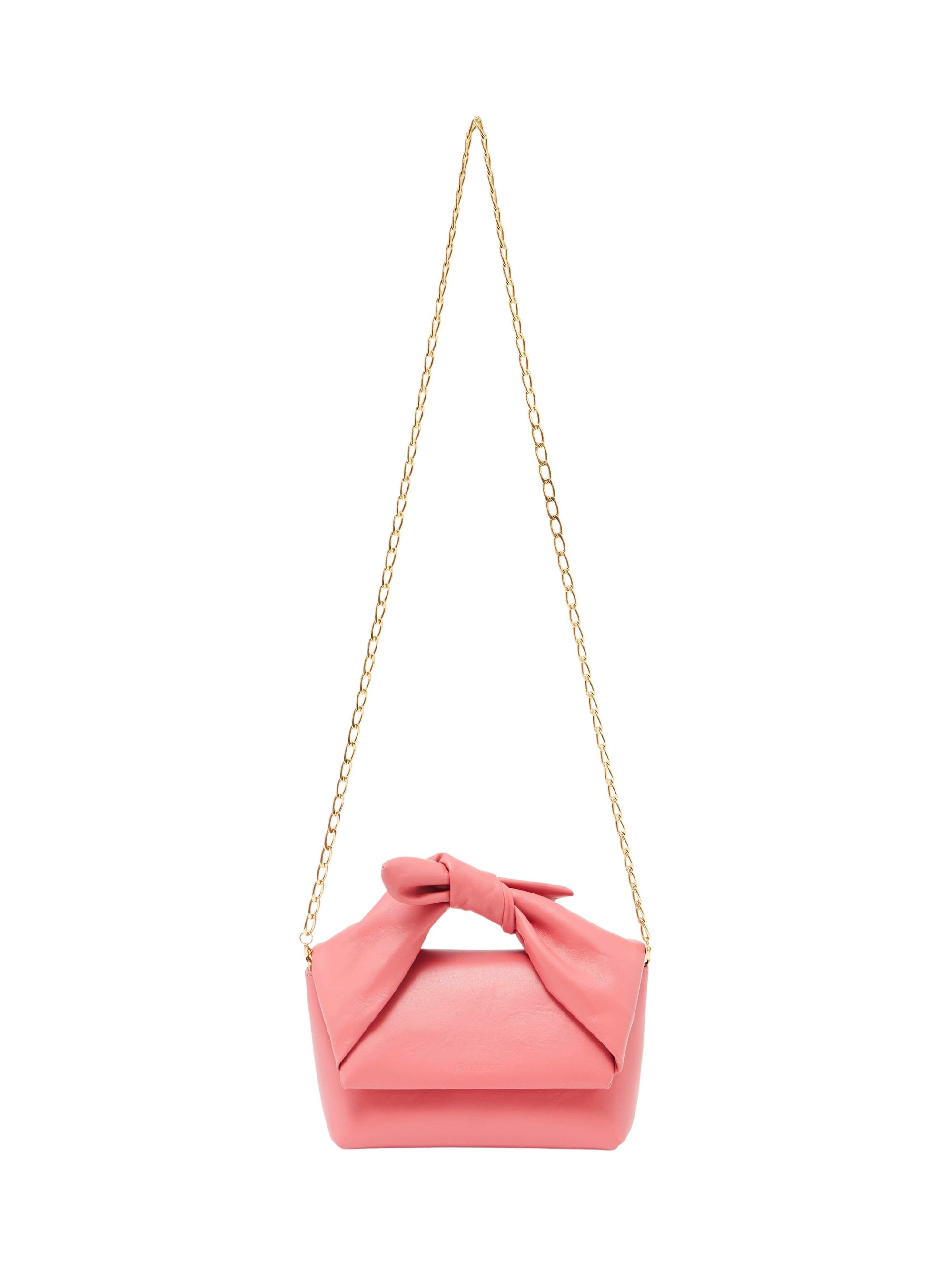 Sac medium Twister en cuir - Bubblegum
