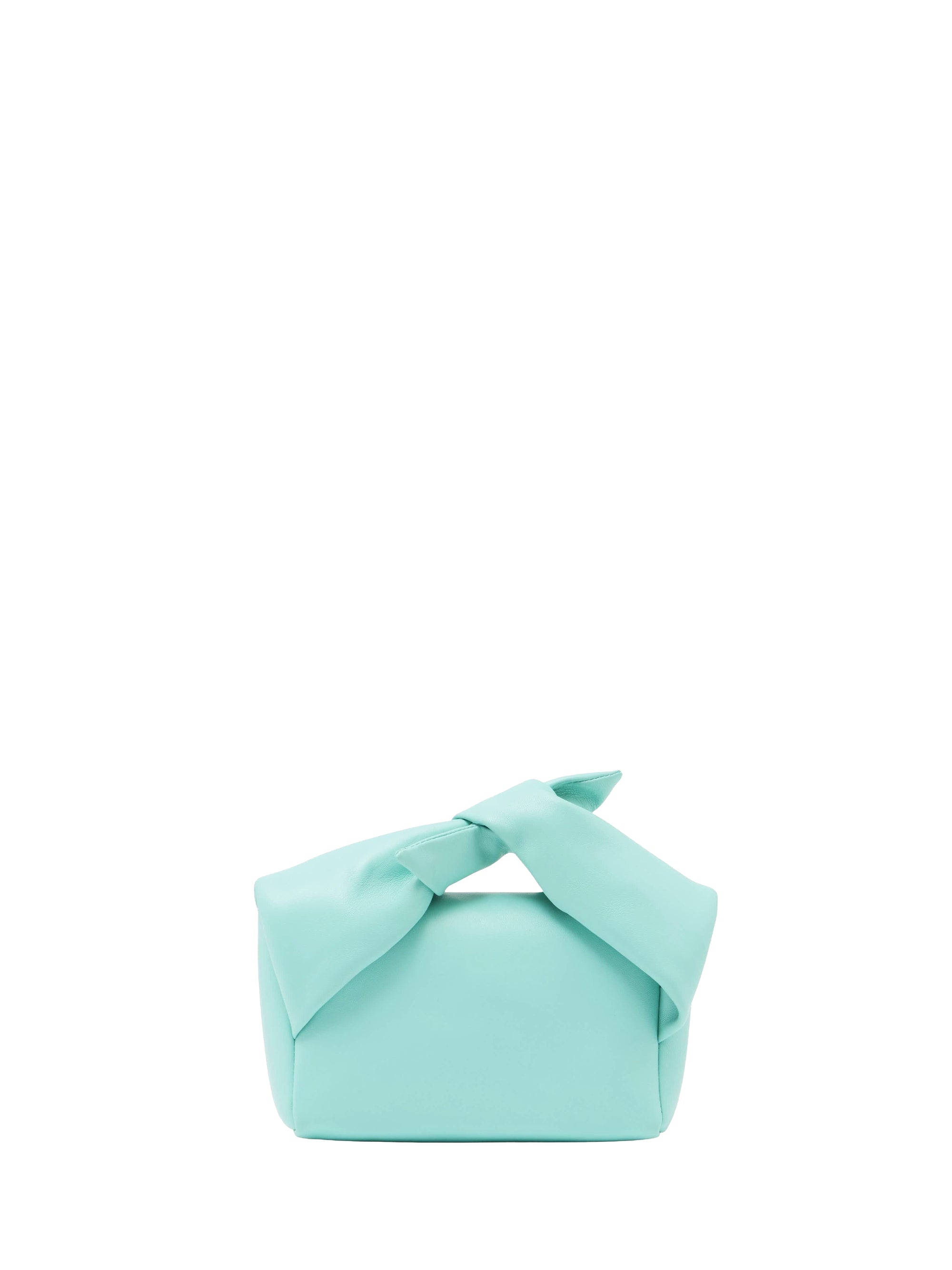 Sac medium Twister en cuir - Aqua
