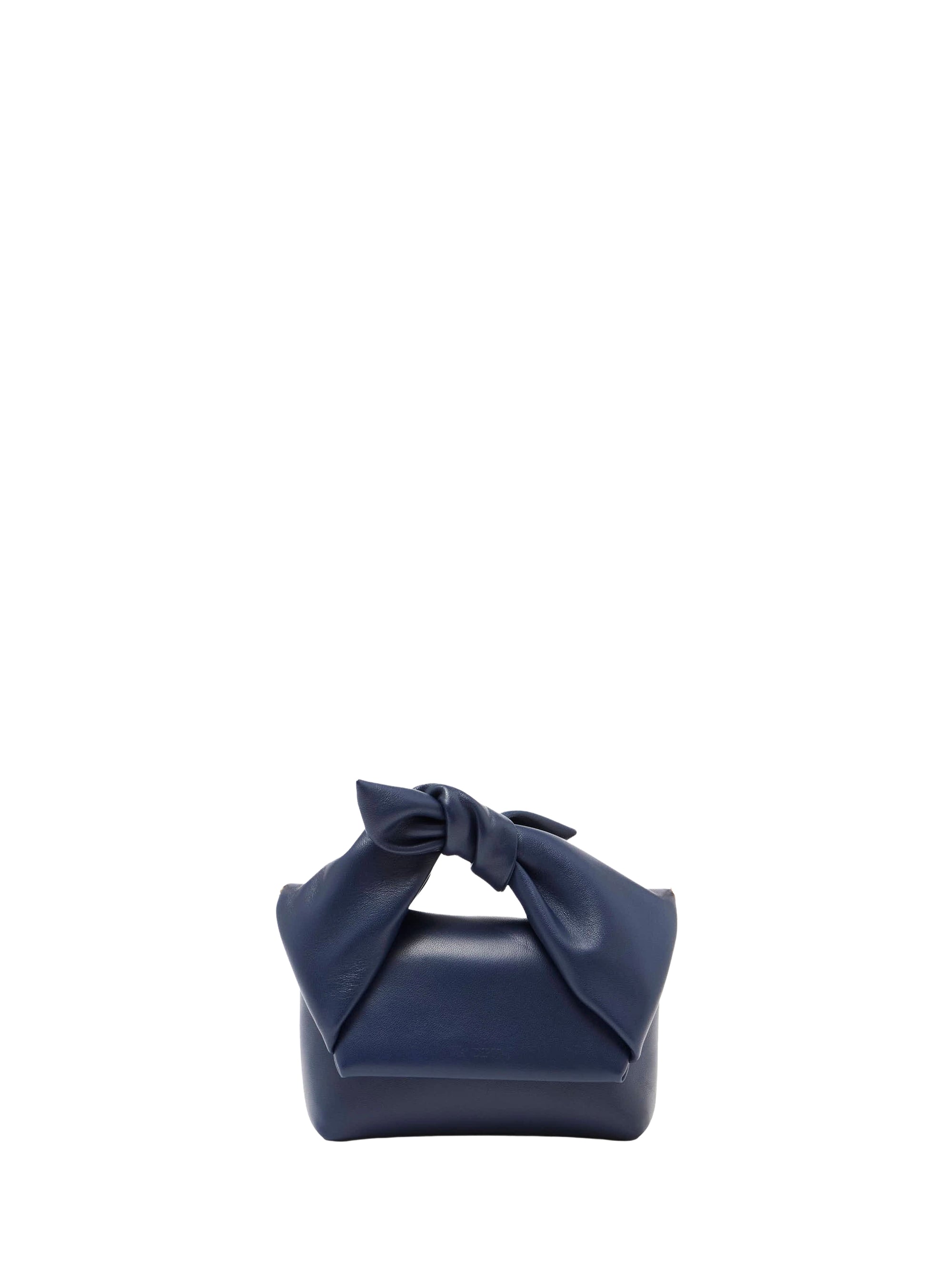 Sac nano Twister en cuir - Navy