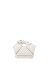 Sac nano Twister en cuir - Off White