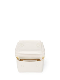 Sac nano Twister en cuir - Off White