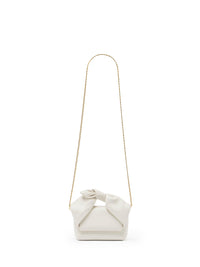 Sac nano Twister en cuir - Off White