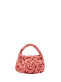 Petit Sac En Maille Câblée - Bubblegum