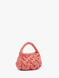 Petit Sac En Maille Câblée - Bubblegum