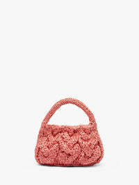 Petit Sac En Maille Câblée - Bubblegum