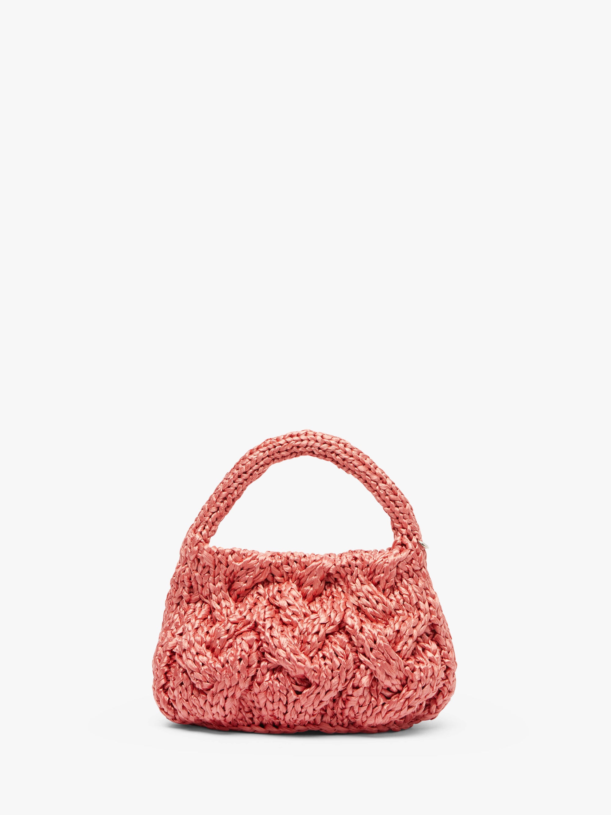 Petit Sac En Maille Câblée - Bubblegum