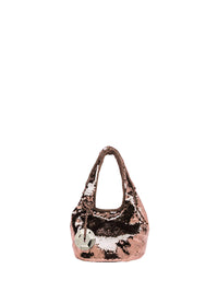 Mini Sac Shopper À Paillettes - Bubblegum