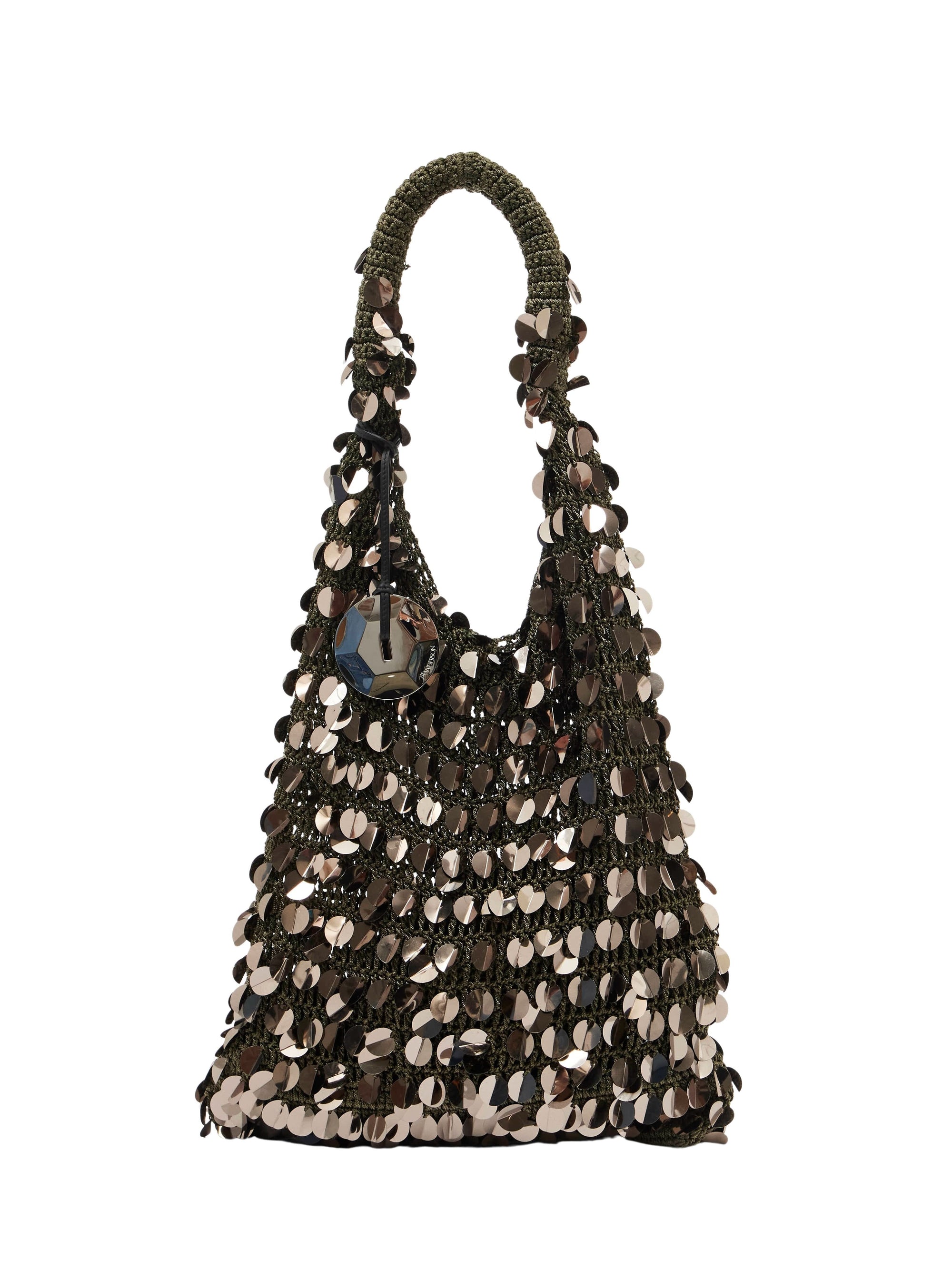 Sac Hobo À Paillettes - Gunmetal