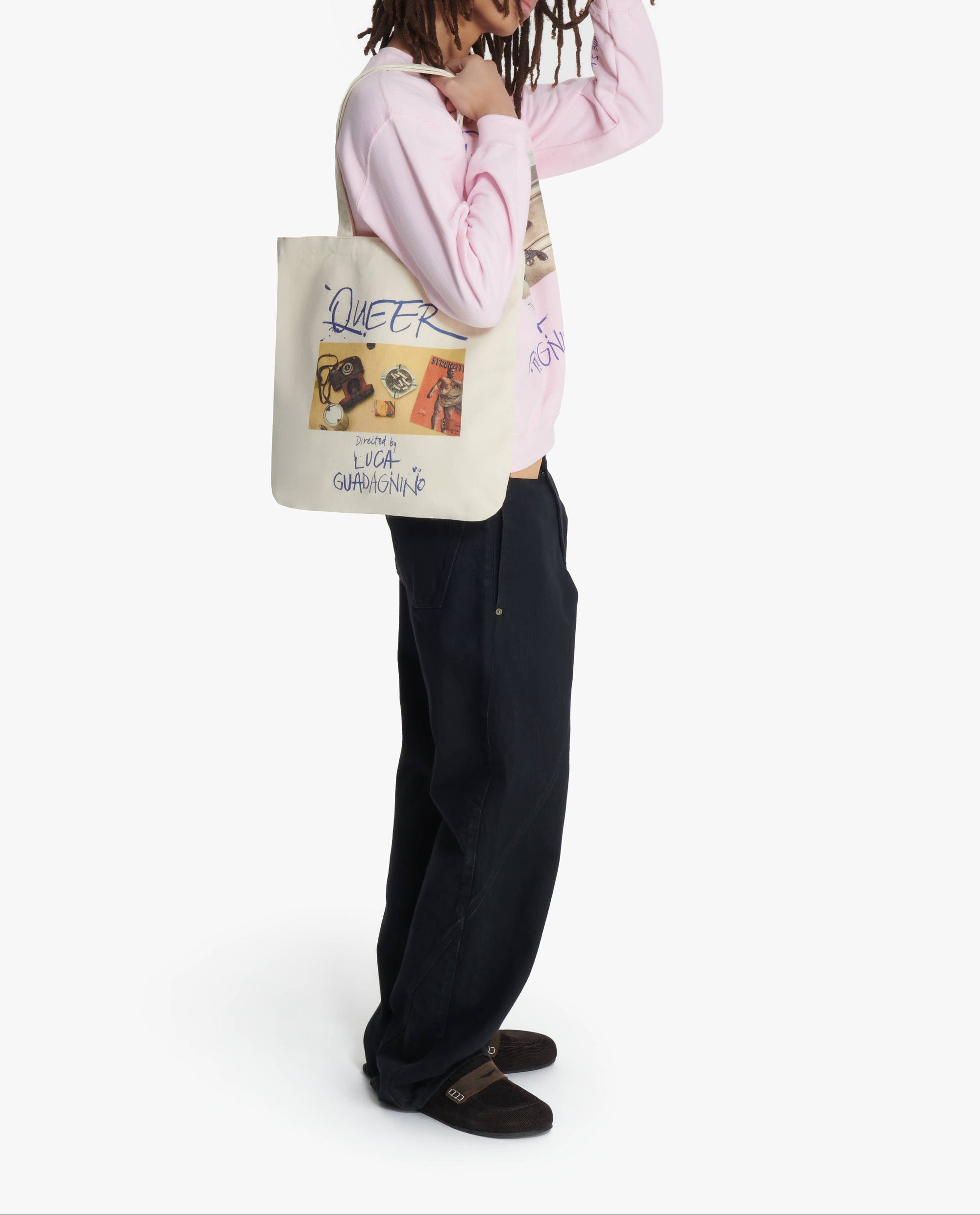 Sac Toute-Étrire En Toile Queer - Off White