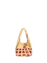Petit Sac Shopper À Perles - Multi