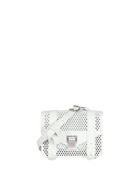 Mini sac PS1 à bandoulière en cuir - Optic White