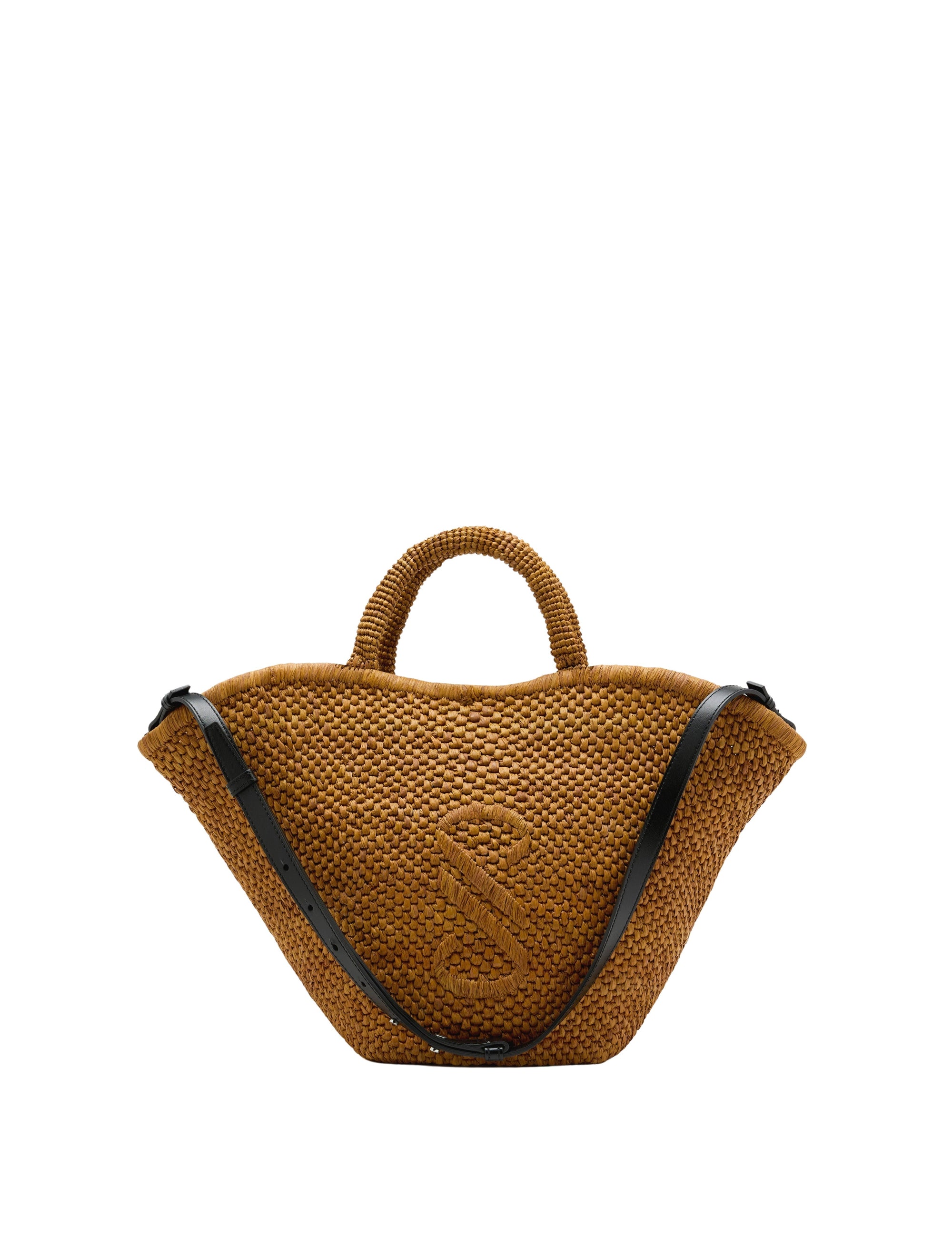 Grand panier Chelsea en raphia - Honey