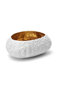 Bol Mojave Haas Brothers en porcelaine - Blanc & Or